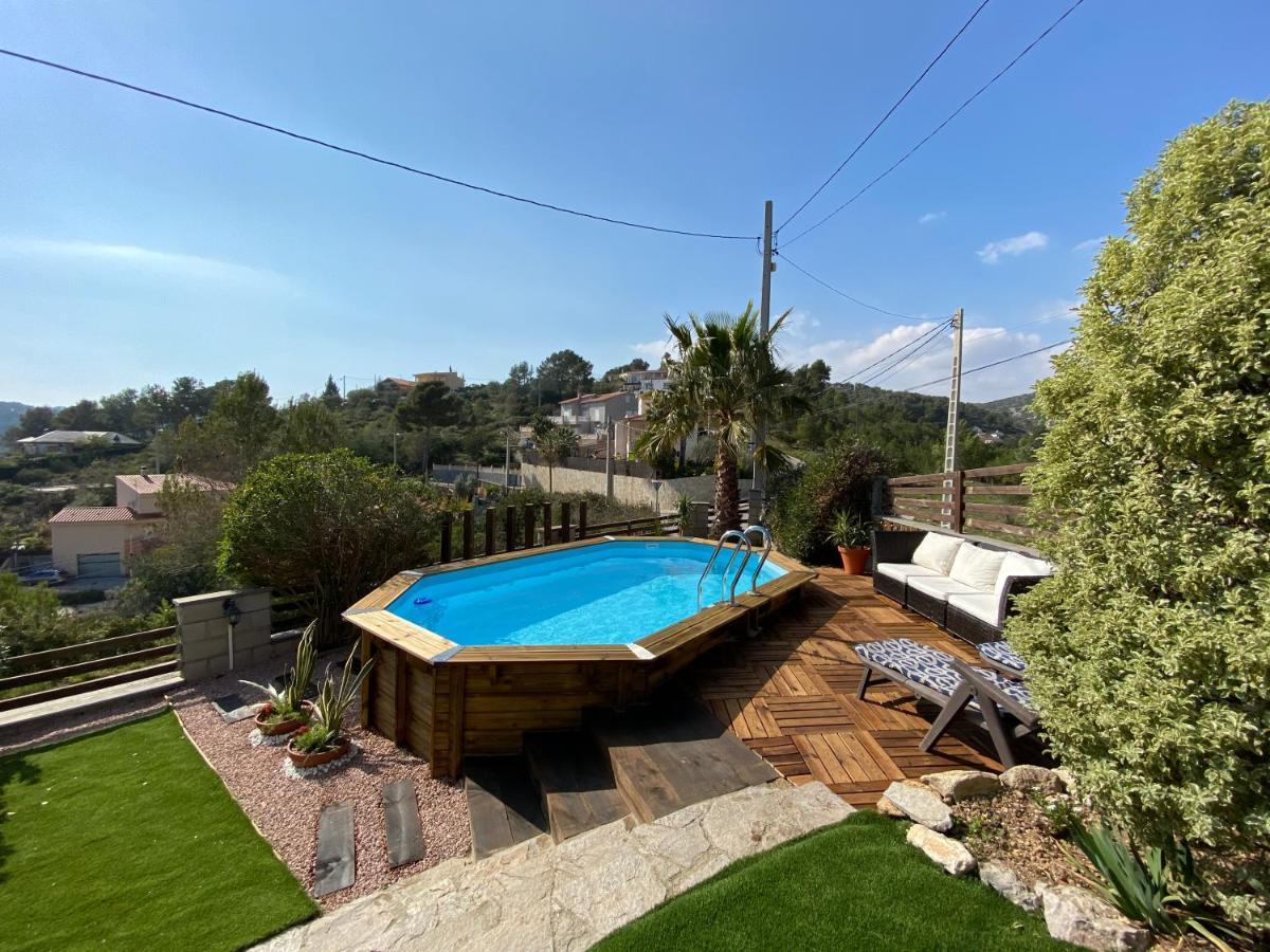 Amazing Vila Close To Sitges, Jacuzzi, Swimming Pool & Exellent Views Olivella Екстериор снимка