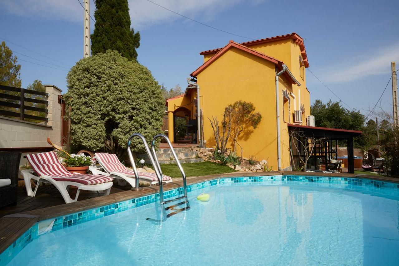 Amazing Vila Close To Sitges, Jacuzzi, Swimming Pool & Exellent Views Olivella Екстериор снимка